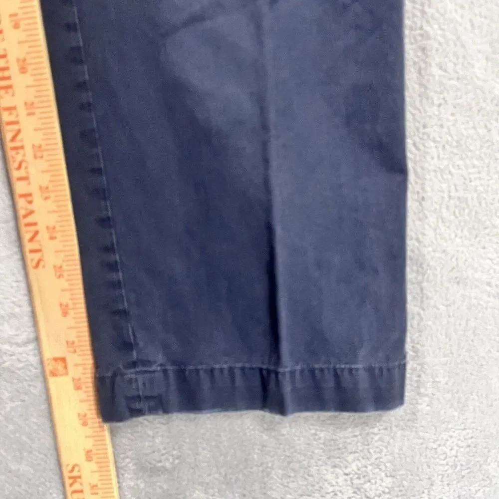 Banana Republic Straight‎ Fit Pants Men's 33x30 Chino Blue Preppy